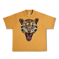 Peanut Butter ocelot head Urban Heavy Tee - LillyAllenDesigns