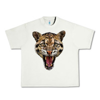 Pistachio ocelot head Urban Heavy Tee - LillyAllenDesigns