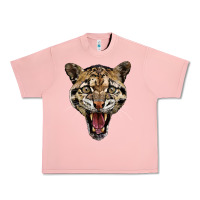 Salmon ocelot head Urban Heavy Tee - LillyAllenDesigns