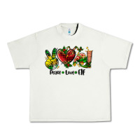 Pistachio peace love  elf Urban Heavy Tee - AdoDesignShop