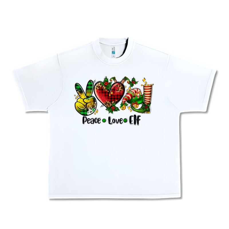Peace Love  Elf Urban Heavy Tee by AdoDesignShop | Teevron