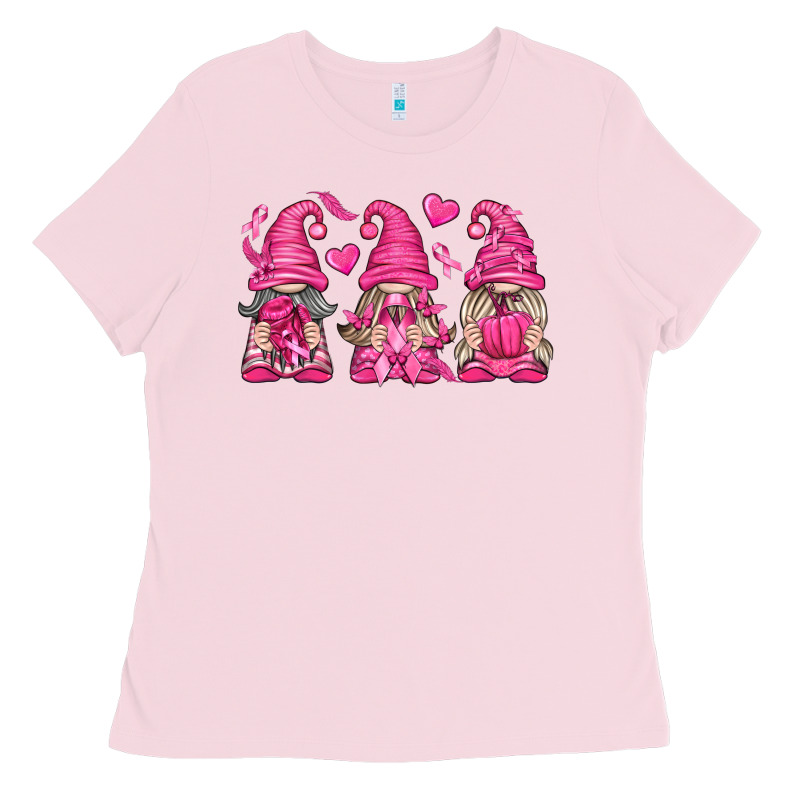 Breast Cancer Gnomes Ladies Tee by texasbilliewilder | Teevron