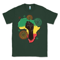 Sports Green africa map Classic Tee - MaliasSmallBusiness
