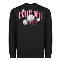 Black volleyball mom Heavyweight Sweatshirt - MaliasSmallBusiness