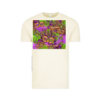 Vintage Arctic mardi gras carnival masks and fleur de lis Vintage Tee - Jasminsmagicworld