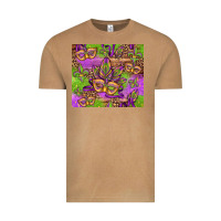 Vintage Camel mardi gras carnival masks and fleur de lis Vintage Tee - Jasminsmagicworld