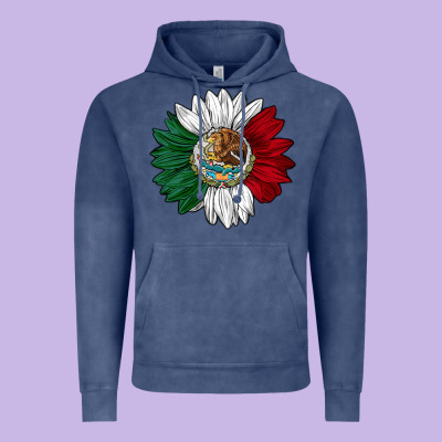 Mexico Sunflower Vintage Hoodie Designed By Adodesignshop
