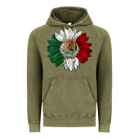 Vintage Olive mexico sunflower Vintage Hoodie - AdoDesignShop
