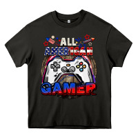 Asphalt All American gamer 4th of july Heavy Core Tee - CowGirlArtShop