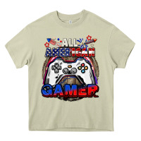 All American Gamer 4th Of July Heavy Core Tee | Teevron