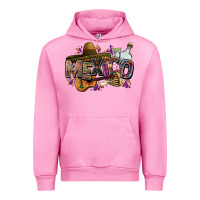 Fuchsia Pink Mexico Urban Hoodie - FaDigitalArtStudio