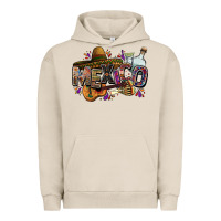 Pigment French Oak Mexico Urban Hoodie - FaDigitalArtStudio