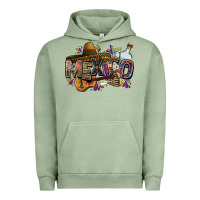 Pigment Oil Green Mexico Urban Hoodie - FaDigitalArtStudio