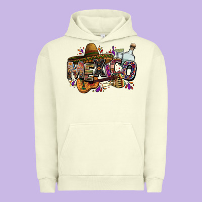 Mexico Urban Hoodie Designed By Fadigitalartstudio