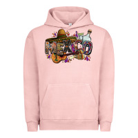 Pigment Salmon Mexico Urban Hoodie - FaDigitalArtStudio
