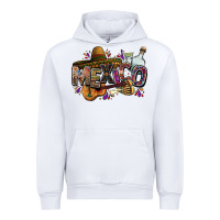 White Mexico Urban Hoodie - FaDigitalArtStudio