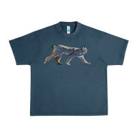 Midnight Navy canada lynx Urban Heavy Tee - LillyAllenDesigns