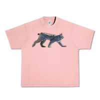 Salmon canada lynx Urban Heavy Tee - LillyAllenDesigns