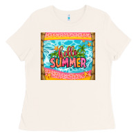 Bone hello summer Ladies Tee - Zillion Design Studio