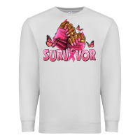 Dove Grey Breast Cancer survivor afro nails Premium Sweatshirt - NancyCooperArtShop
