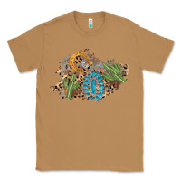 Toasted Coconut horseshoe leopard gemstone cactus patch Classic Tee - AdoDesignShop