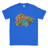 True Royal horseshoe leopard gemstone cactus patch Classic Tee - AdoDesignShop