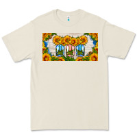 Bone american mason jar sunflower license plate Premium Tee - HRA Design Shop