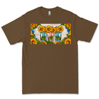 Cacao american mason jar sunflower license plate Premium Tee - HRA Design Shop