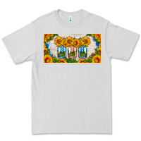 Dove Grey american mason jar sunflower license plate Premium Tee - HRA Design Shop