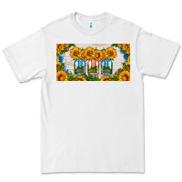 White american mason jar sunflower license plate Premium Tee - HRA Design Shop