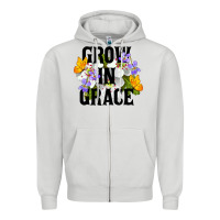 Grow In Grace Zipper Hoodie | Teevron