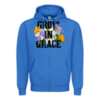 True Royal Grow In Grace Zipper Hoodie - LillyAllenDesigns