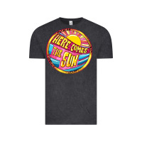 Vintage Black Here comes the sun Vintage Tee - NancyCooperArtShop
