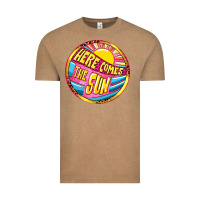 Vintage Coffee Here comes the sun Vintage Tee - NancyCooperArtShop