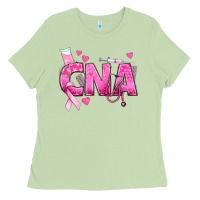 Matcha Breast Cancer CNA Certified Nursing Assistant Ladies Tee - texasbilliewilder