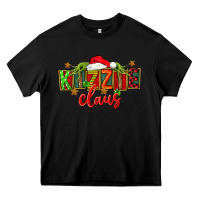 Black Christmas kizzie claus Heavy Core Tee - FaDigitalArtStudio
