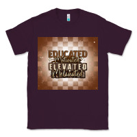 Plum educated motivated elevated melanated Classic Tee - MaliasSmallBusiness