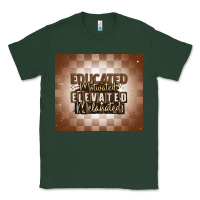 Sports Green educated motivated elevated melanated Classic Tee - MaliasSmallBusiness
