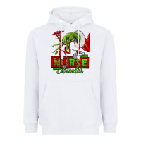 White grinch hand nurse educator Heavyweight Hoodie - NancyCooperArtShop