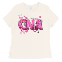 Bone Breast Cancer CNA Certified Nursing Assistant Ladies Tee - texasbilliewilder