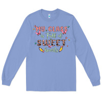 Colony Blue my class is full of sweet hearts Long Sleeve Tee - MaliasSmallBusiness