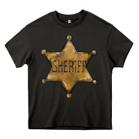 Asphalt sheriff star Heavy Core Tee - BarkalooDesign