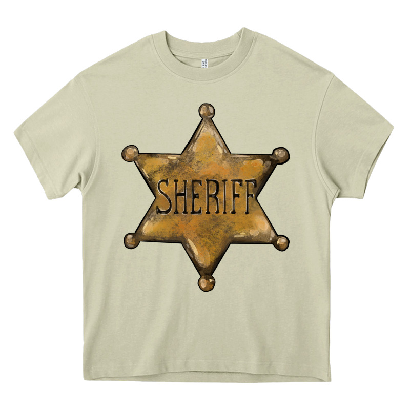 Sheriff Star Heavy Core Tee by BarkalooDesign | Teevron