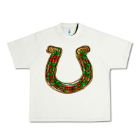 Pistachio Christmas Horseshoe Urban Heavy Tee - Jasminsmagicworld