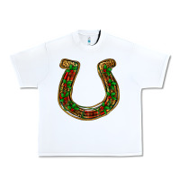 White Christmas Horseshoe Urban Heavy Tee - Jasminsmagicworld