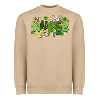 Mushroom st.patrick's day nurse Heavyweight Sweatshirt - MaliasSmallBusiness