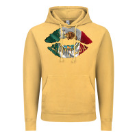 Vintage Mustard mexico lips Vintage Hoodie - AdoDesignShop