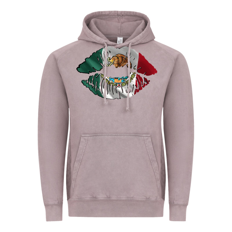 Mexico Lips Vintage Hoodie by AdoDesignShop | Teevron