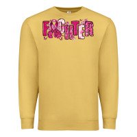Antique Gold Fighter Breast Cancer Premium Sweatshirt - NancyCooperArtShop