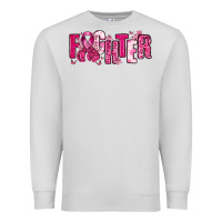 Dove Grey Fighter Breast Cancer Premium Sweatshirt - NancyCooperArtShop